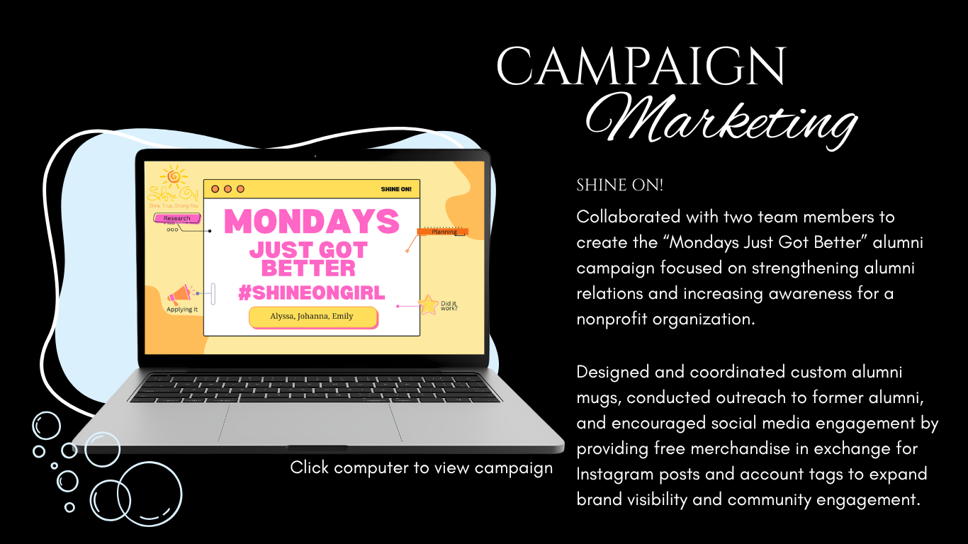 Shine On! Mondays Just Got Better campaign